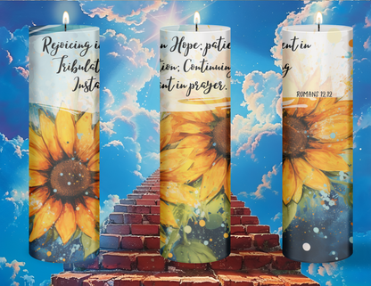 Romans 12:12 Prayer Candle (24 oz)