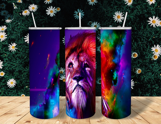 Lion Silhouette 20 oz Tumbler