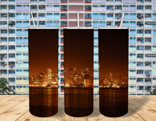 New York Skyline 20 oz Tumbler