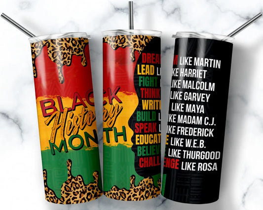 Black History Month Tumbler (20 oz)