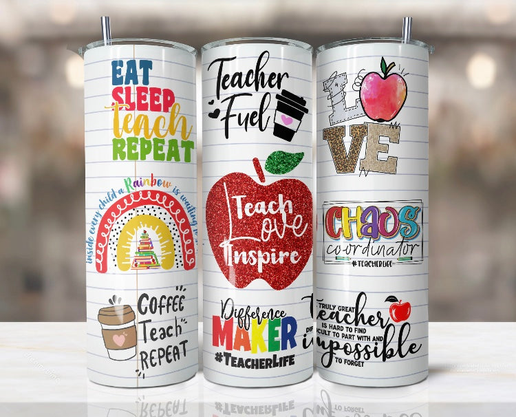 Teacher Life Tumbler (20 oz)