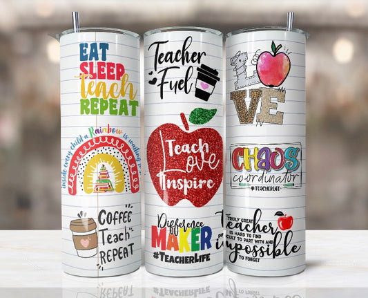 Teacher Life Tumbler (20 oz)